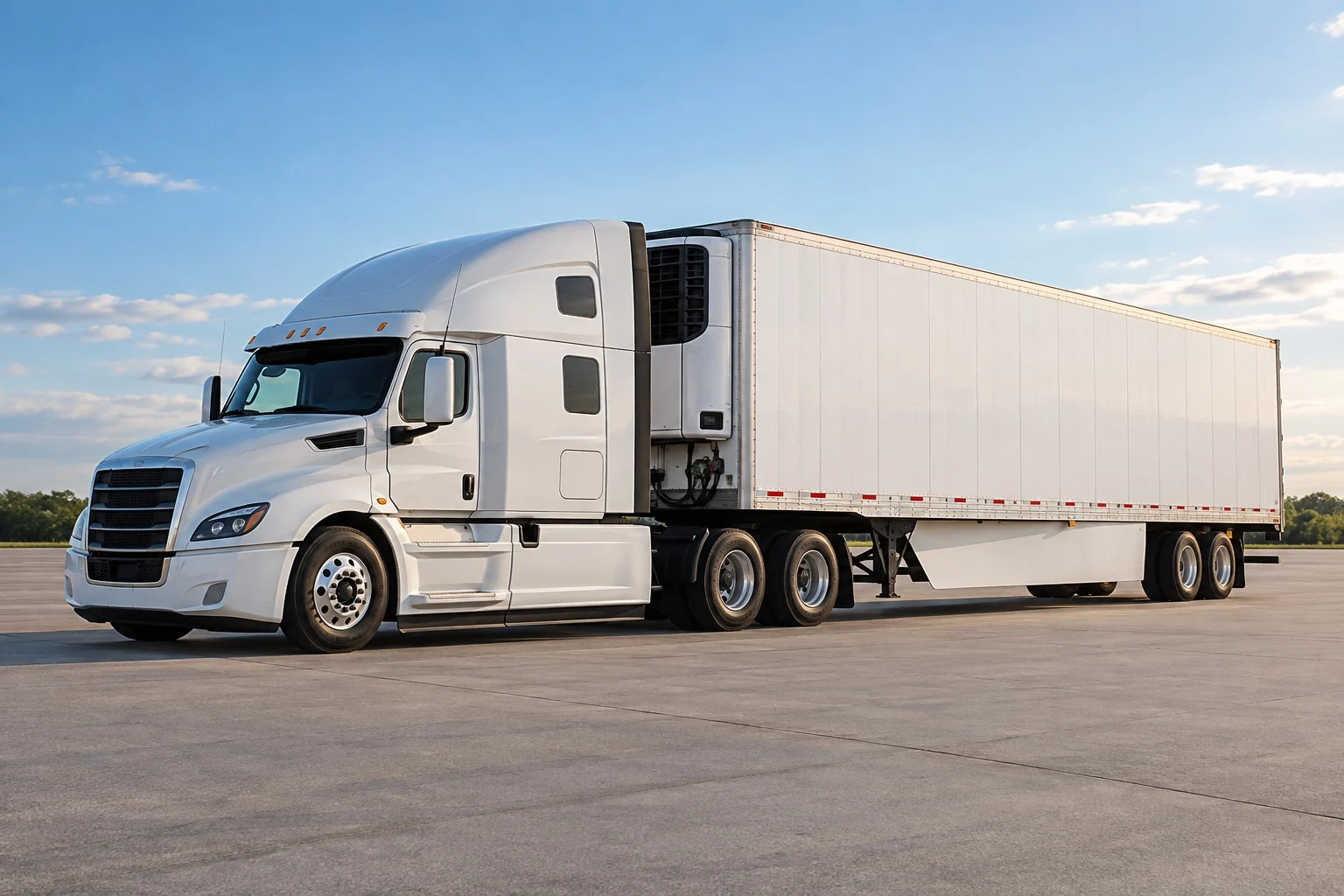 Illustrative reefer truck